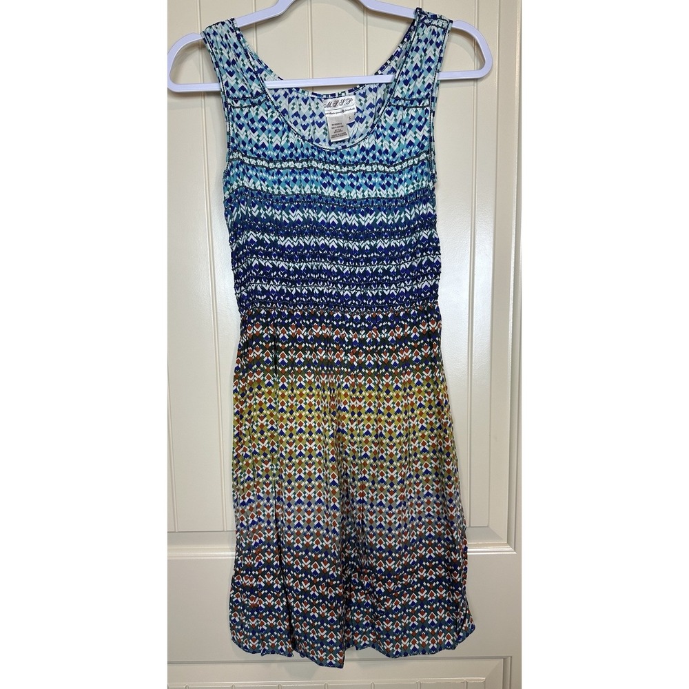 Max Studio Specialty Products MSSP‎ sleeveless rayon multi color dress sz S